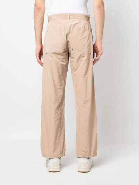 Pantaloni 424 424 Nylon Blend Pants Beige Barbati (BM 10272233) 4