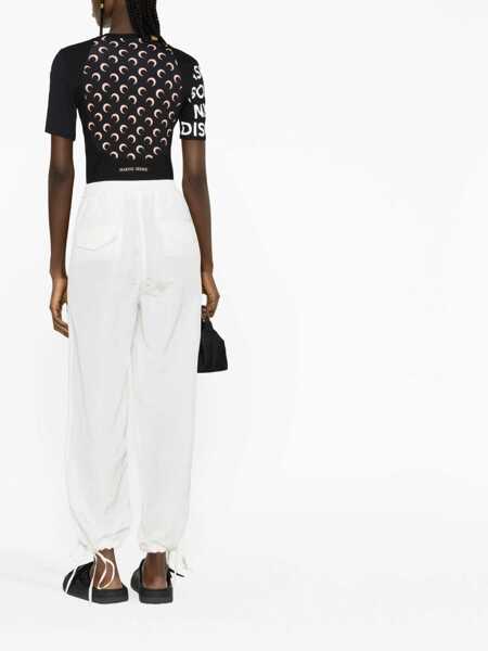 Pantaloni casual MSGM Msgm Carrot Pants WHITE Femei (BM 10272311) 4