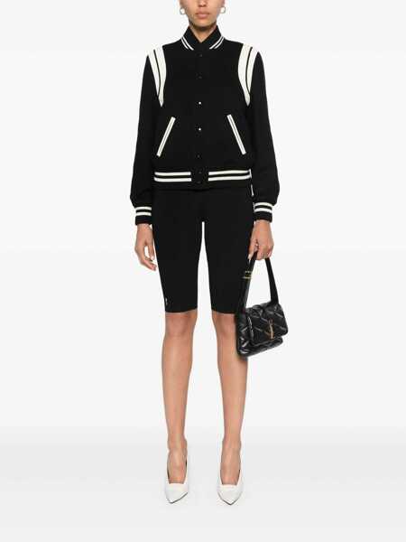 Geci Saint Laurent Saint Laurent Jackets Black Femei (BM 10273169) 2