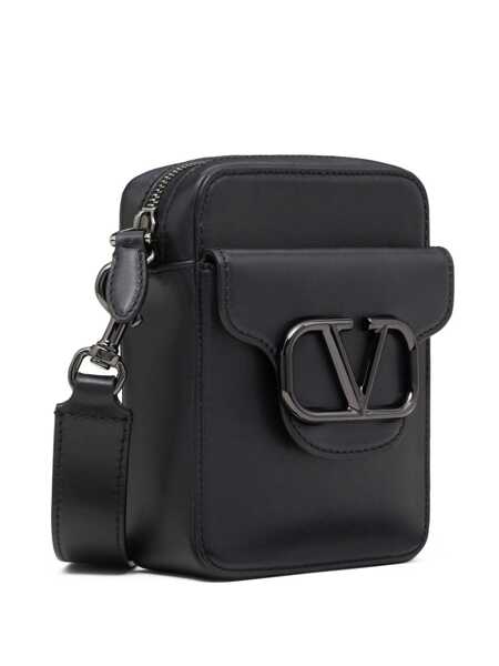 Genti de umar Valentino Garavani Valentino Garavani Loc Messenger Bag With Logo Black Barbati (BM 10281926) 3