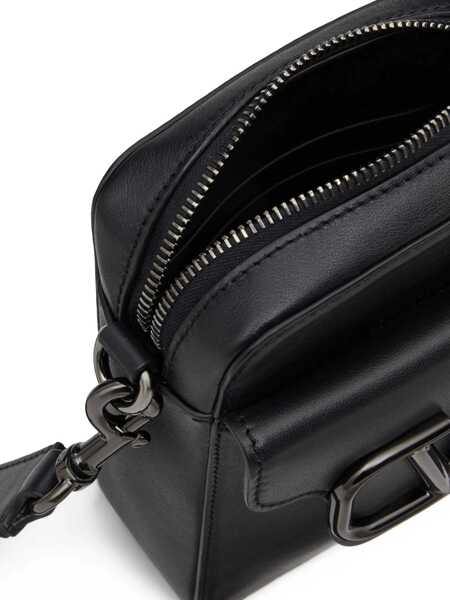 Genti de umar Valentino Garavani Valentino Garavani Loc Messenger Bag With Logo Black Barbati (BM 10281926) 4