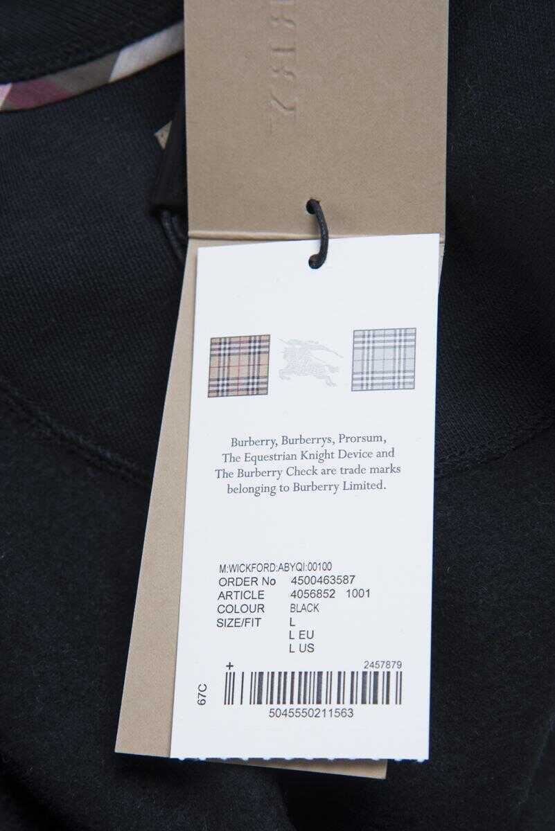 Bluze de trening Burberry Burberry Sweatshirt Hoodie Black Barbati (BM 10282235) 13