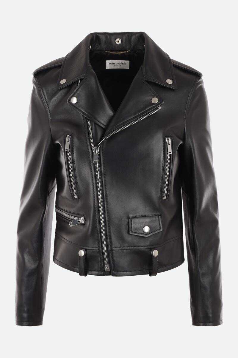 Saint Laurent SAINT LAURENT Leather jacket Black