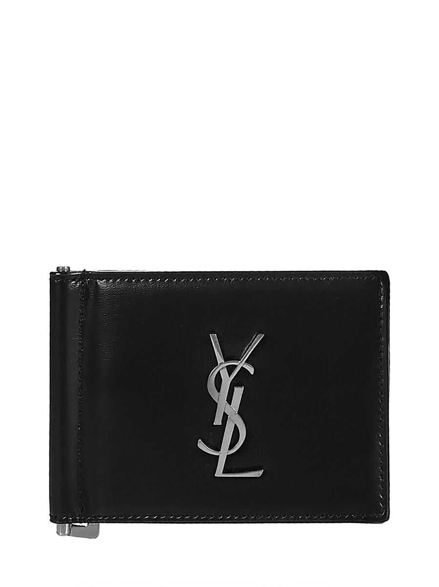 Saint Laurent Saint Laurent Monogram Wallet BLACK