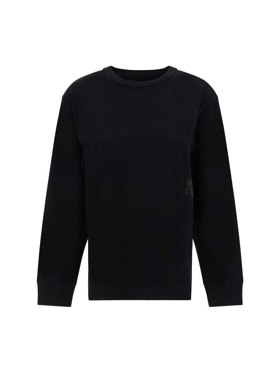 Alexander Wang ALEXANDER WANG EMBOSSED LOGO T-SHIRT BLACK