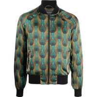 Bomber jacket Ozwald Boateng Printed Silk Bomber Jacket Barbati