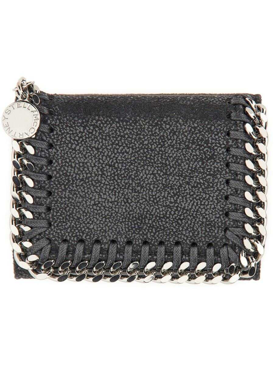 Stella McCartney STELLA MCCARTNEY FALABELLA WALLET BLACK