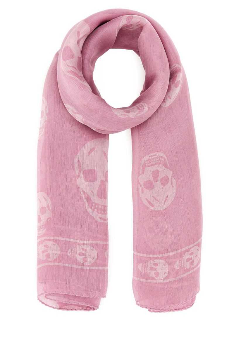 Alexander McQueen ALEXANDER MCQUEEN SCARVES AND FOULARDS DALIAPALEPINK