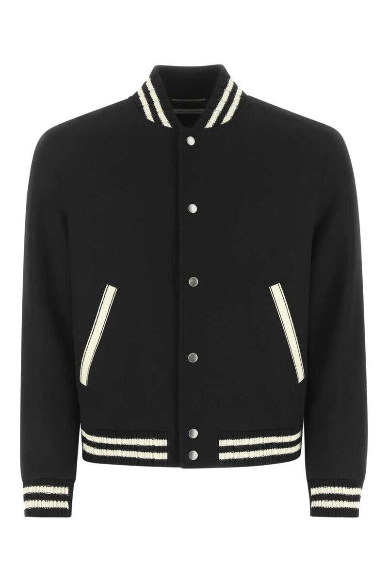 Saint Laurent SAINT LAURENT JACKETS BLACK