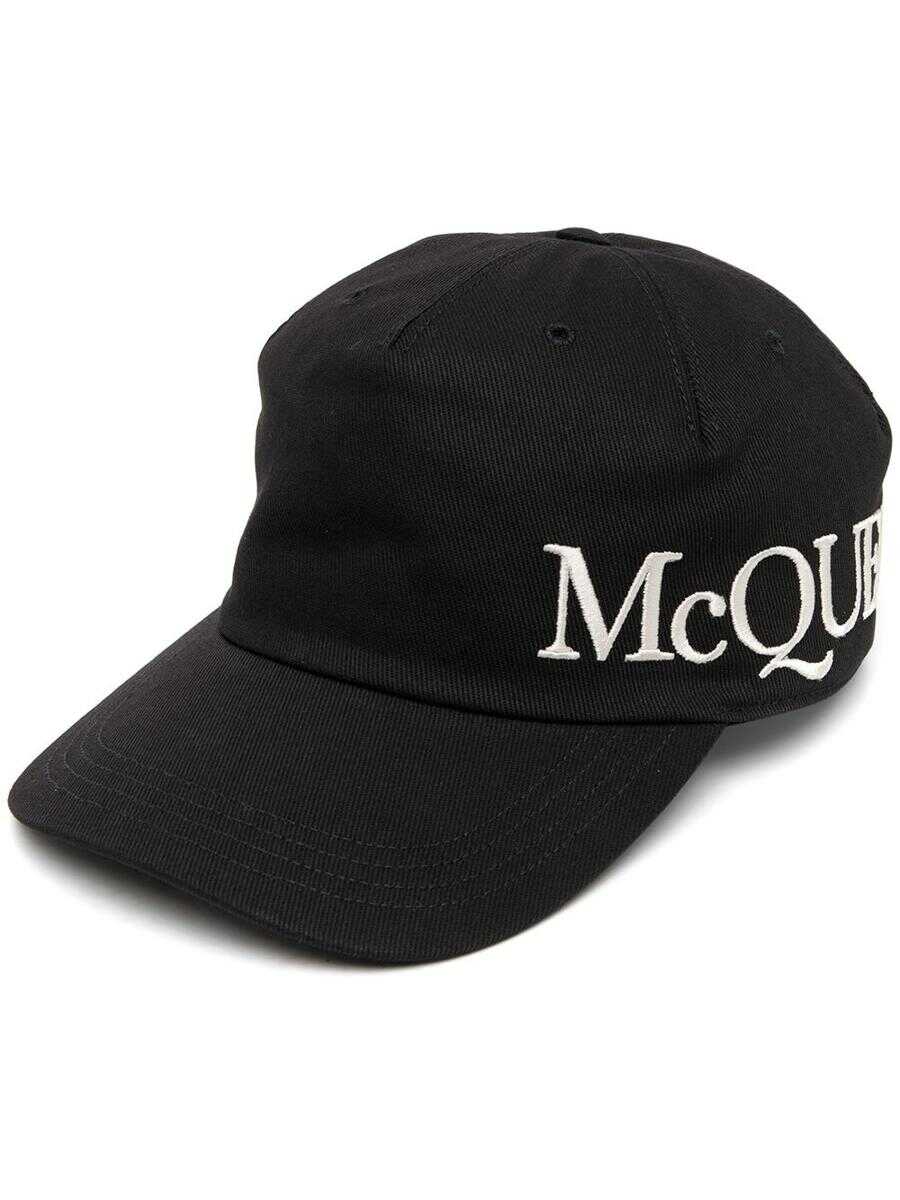 Alexander McQueen ALEXANDER MCQUEEN and Ivory McQueen Baseball Hat Black