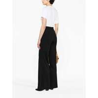 Imbracaminte Dama pagina 545 - Pantaloni casual Stella McCartney Black Flare Pants With Concealed Closure In Stretch Wool Woman Black Femei (BM 10299236) - B-mall.ro