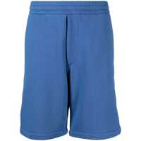 Pantaloni Alexander McQueen Logo Cotton Shorts Barbati