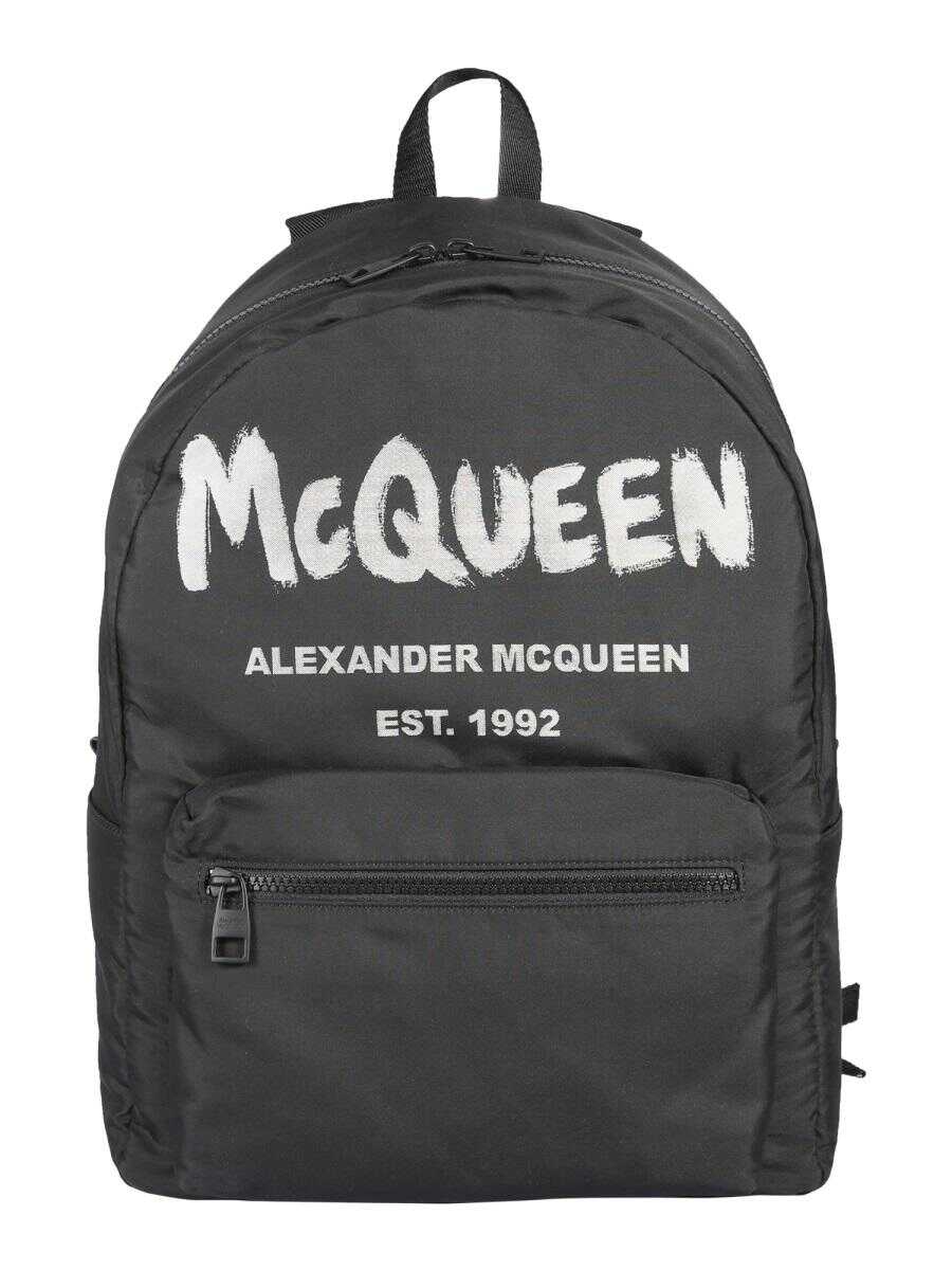 Alexander McQueen ALEXANDER MCQUEEN METROPOLITAN BACKPACK BLACK