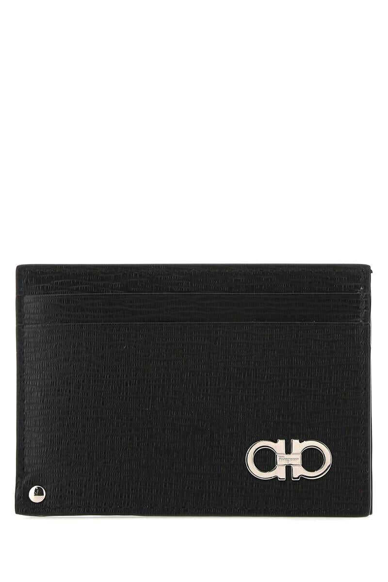 Salvatore Ferragamo SALVATORE FERRAGAMO WALLETS BLACK