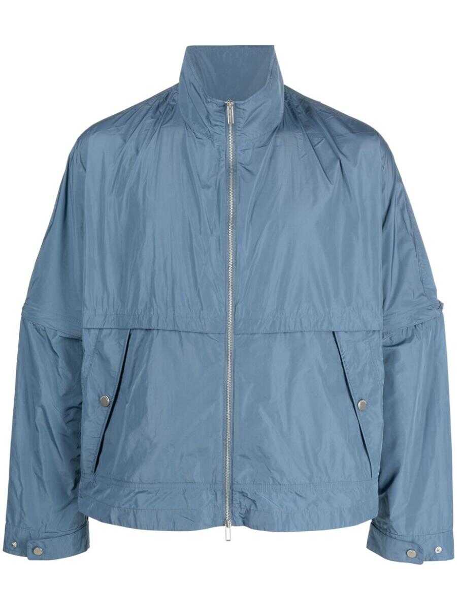 EA7 EA7 EMPORIO ARMANI Nylon blouson jacket Blue