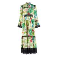 Rochii Gucci Printed Cotton Long Dress Femei