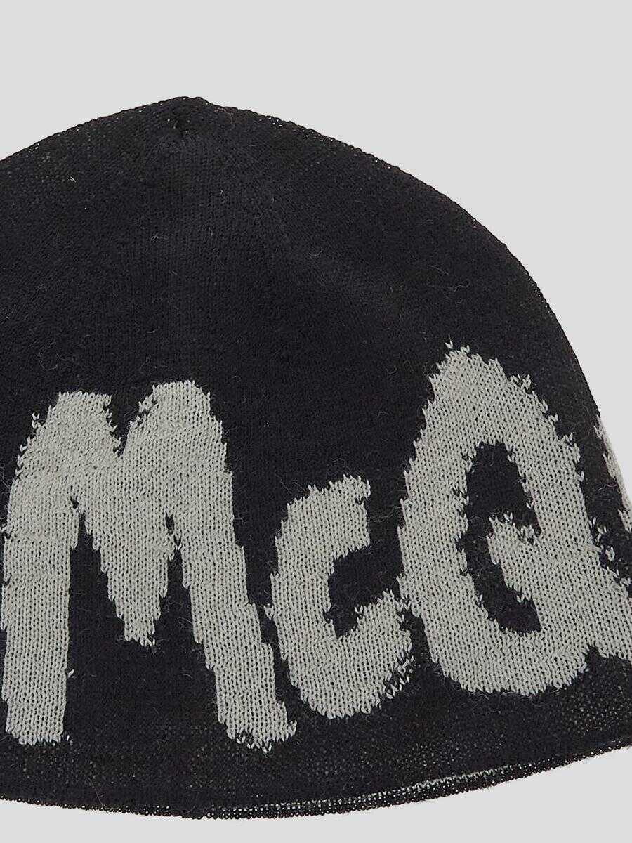 Alexander McQueen Alexander McQueen Hats BLACK/IVORY