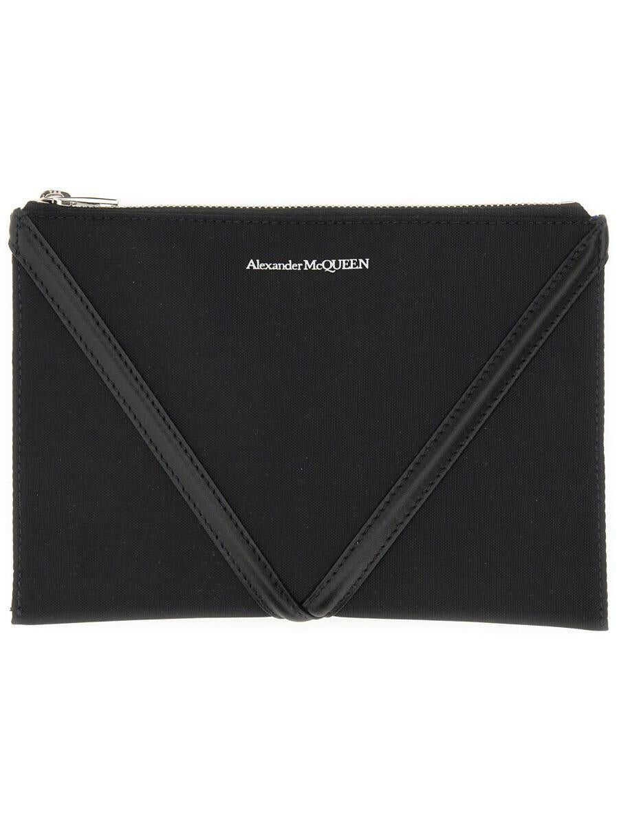 Alexander McQueen ALEXANDER MCQUEEN CLUTCH HARNESS SMALL BLACK