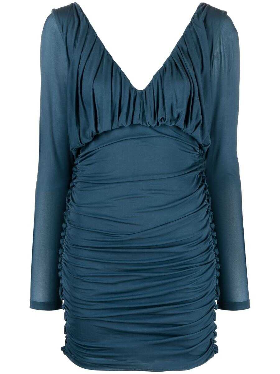 Saint Laurent SAINT LAURENT DRESS CLOTHING BLUE