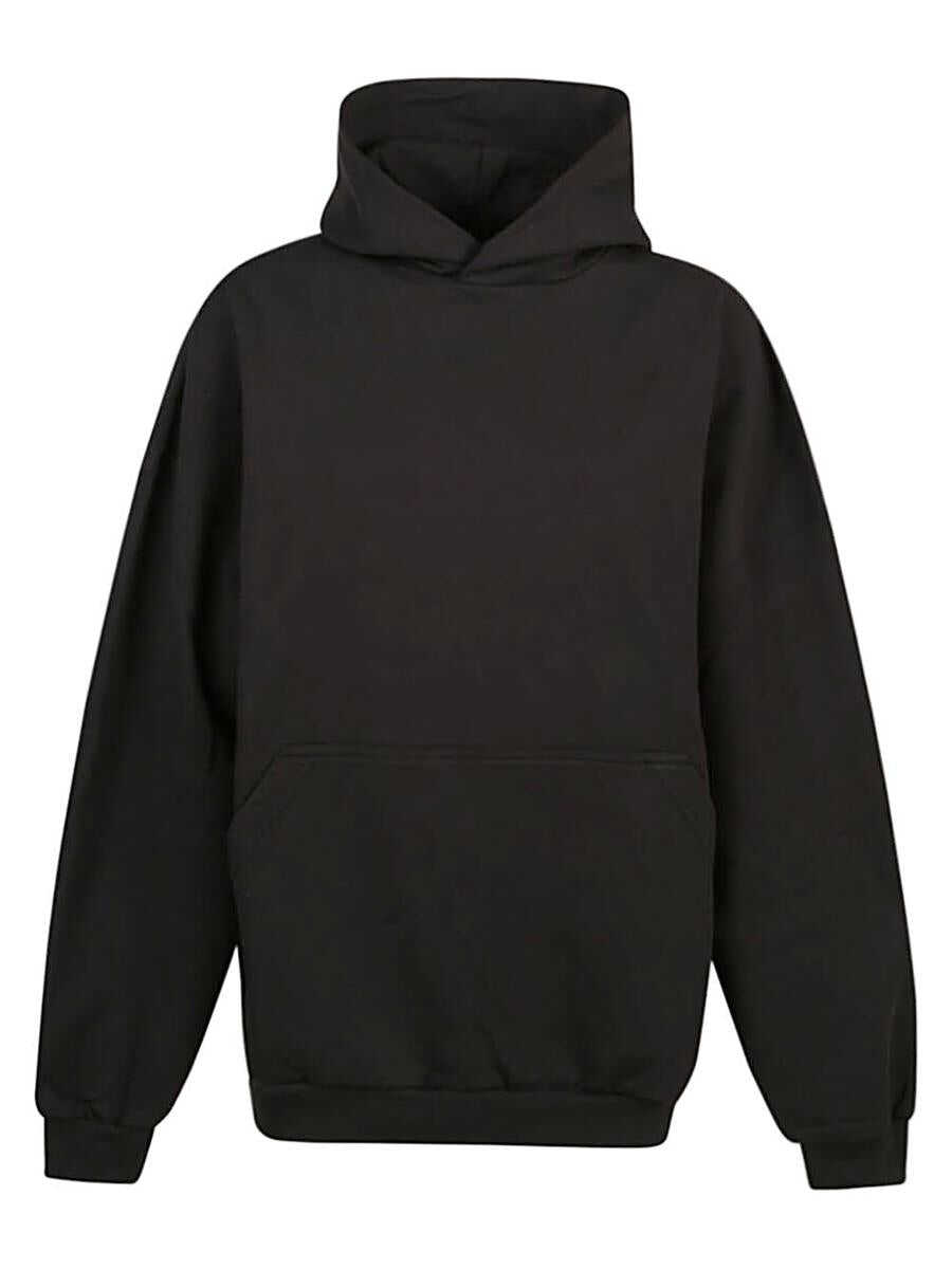 Balenciaga BALENCIAGA BB Strass cotton hoodie Black