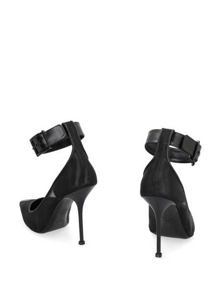 Pantofi cu toc Alexander McQueen Alexander McQueen Punk Pumps With Strap Black Femei (BM 10320596) 3