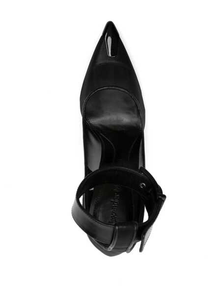 Pantofi cu toc Alexander McQueen Alexander McQueen Punk Pumps With Strap Black Femei (BM 10320596) 4