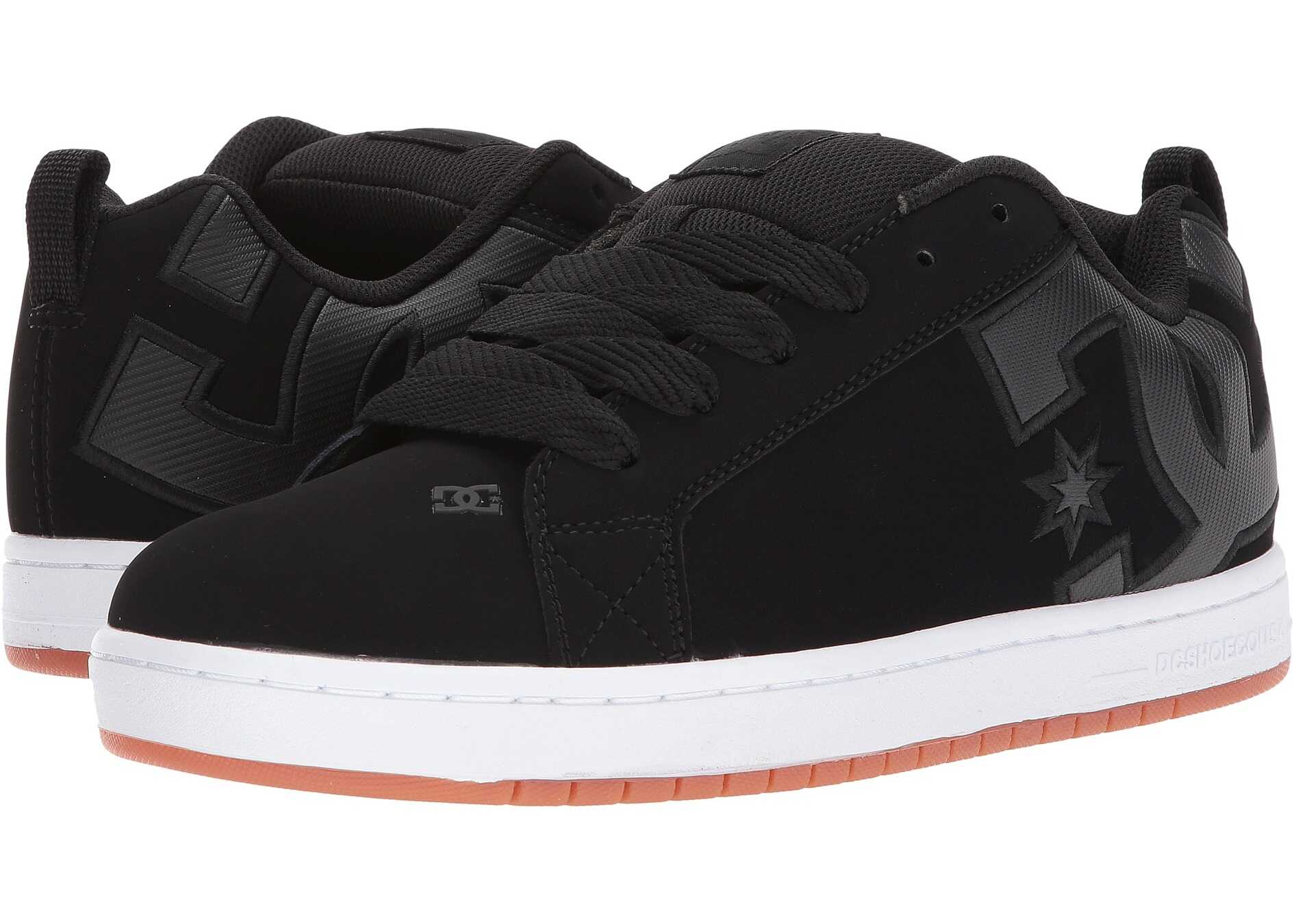 Tenis DC Court Graffik SE Black/Black/Gum 2