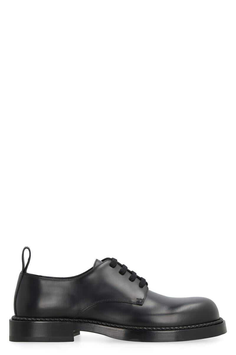 Bottega Veneta BOTTEGA VENETA SRUT LACE-UP SHOES BLACK