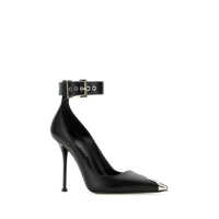 Pantofi Alexander McQueen Dama - Pantofi cu toc Alexander McQueen ALEXANDER MCQUEEN HEELED SHOES BLACK Femei (BM 10324775) - B-mall.ro