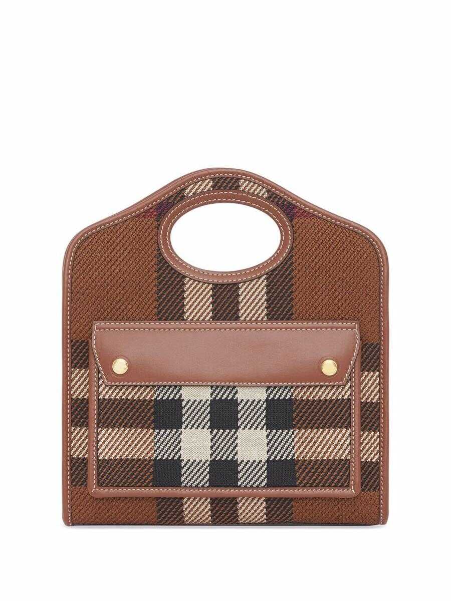 Burberry BURBERRY Pocket mini handbag BROWN