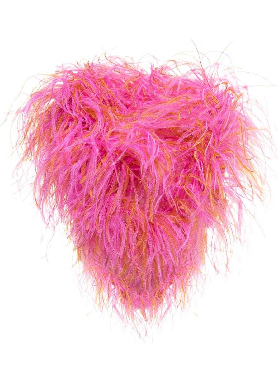 STEPHAN JANSON Multicolor Boa in Ostrich Feathers STEPHAN JANSON Woman PINK