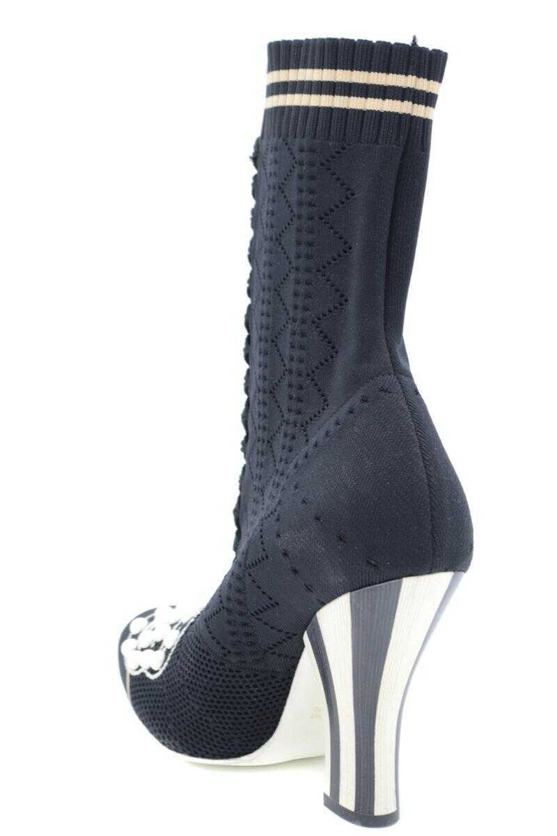 Bocanci Fendi Fendi Booties Black Femei (BM 10344095) 4