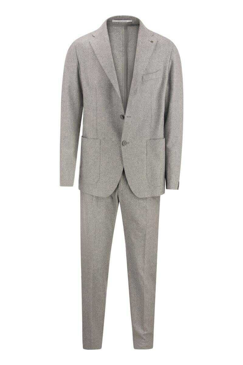 Tagliatore TAGLIATORE Virgin Wool Suit LIGHT GREY