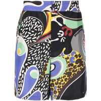 Pantaloni scurti Moschino 'Psychedelic' Bermuda Shorts Barbati