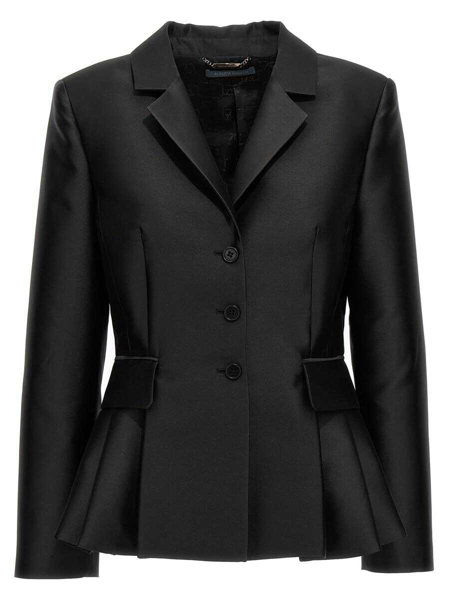 Alberta Ferretti ALBERTA FERRETTI \'Mikado\' blazer BLACK