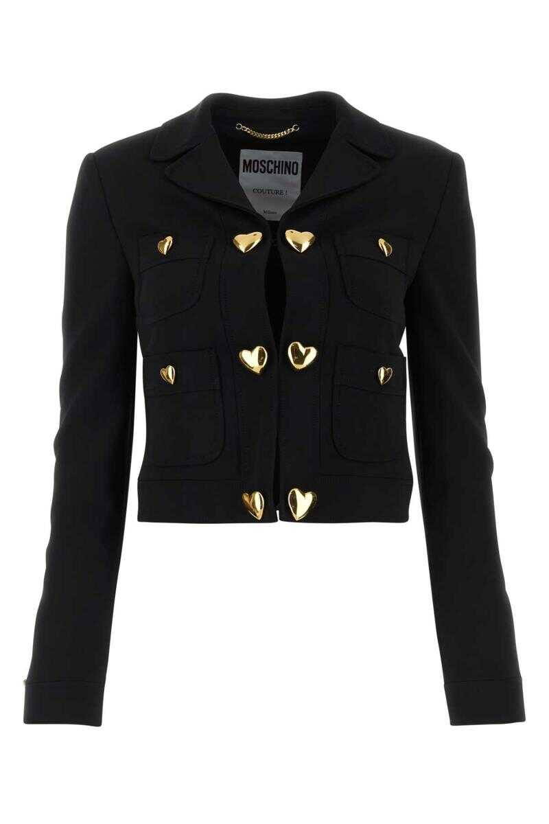 Moschino MOSCHINO JACKETS AND VESTS BLACK