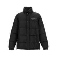 Geci de iarna MOSCHINO Logo embroidery down jacket Barbati