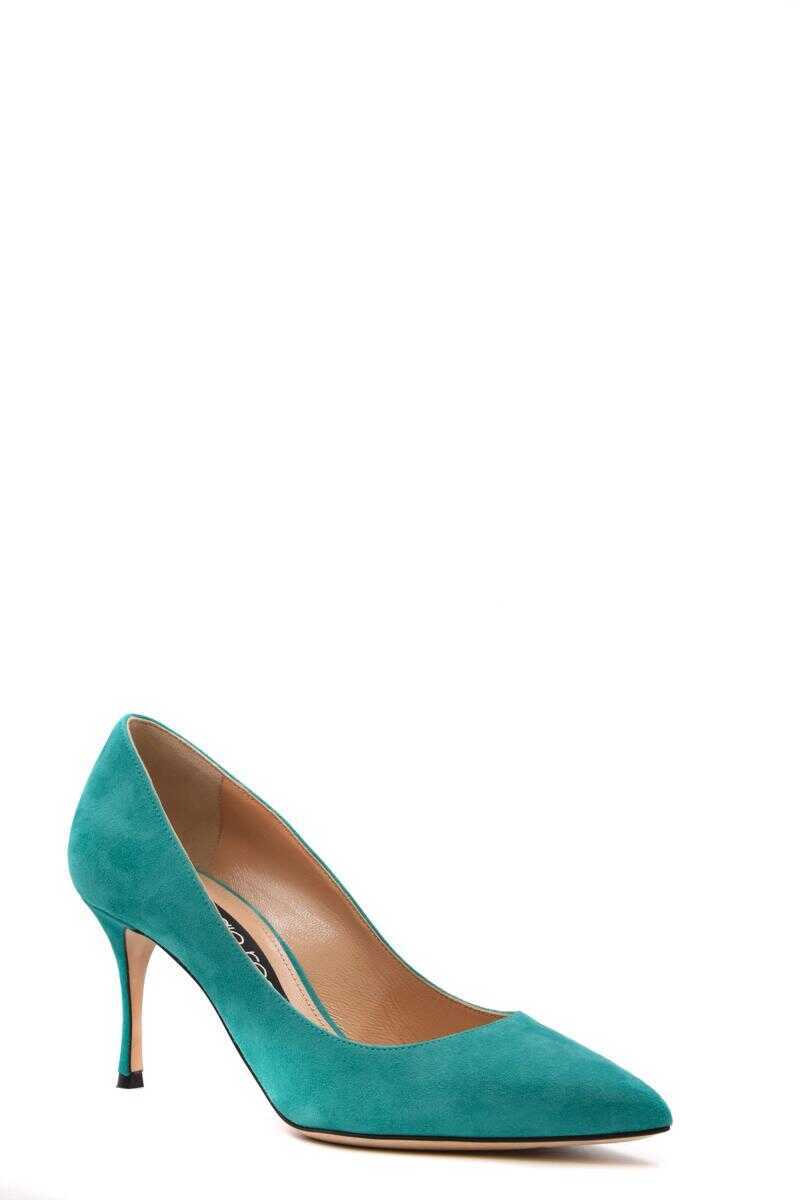 Pantofi cu toc Sergio Rossi Sergio Rossi Dcollet Blue Femei (BM 10348628) 2