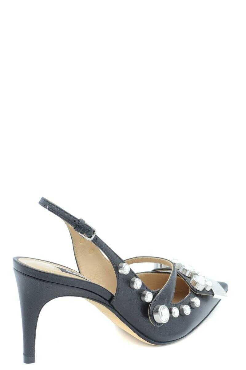 Pantofi cu toc Sergio Rossi Sergio Rossi Dcollet Black Femei (BM 10349114) 2