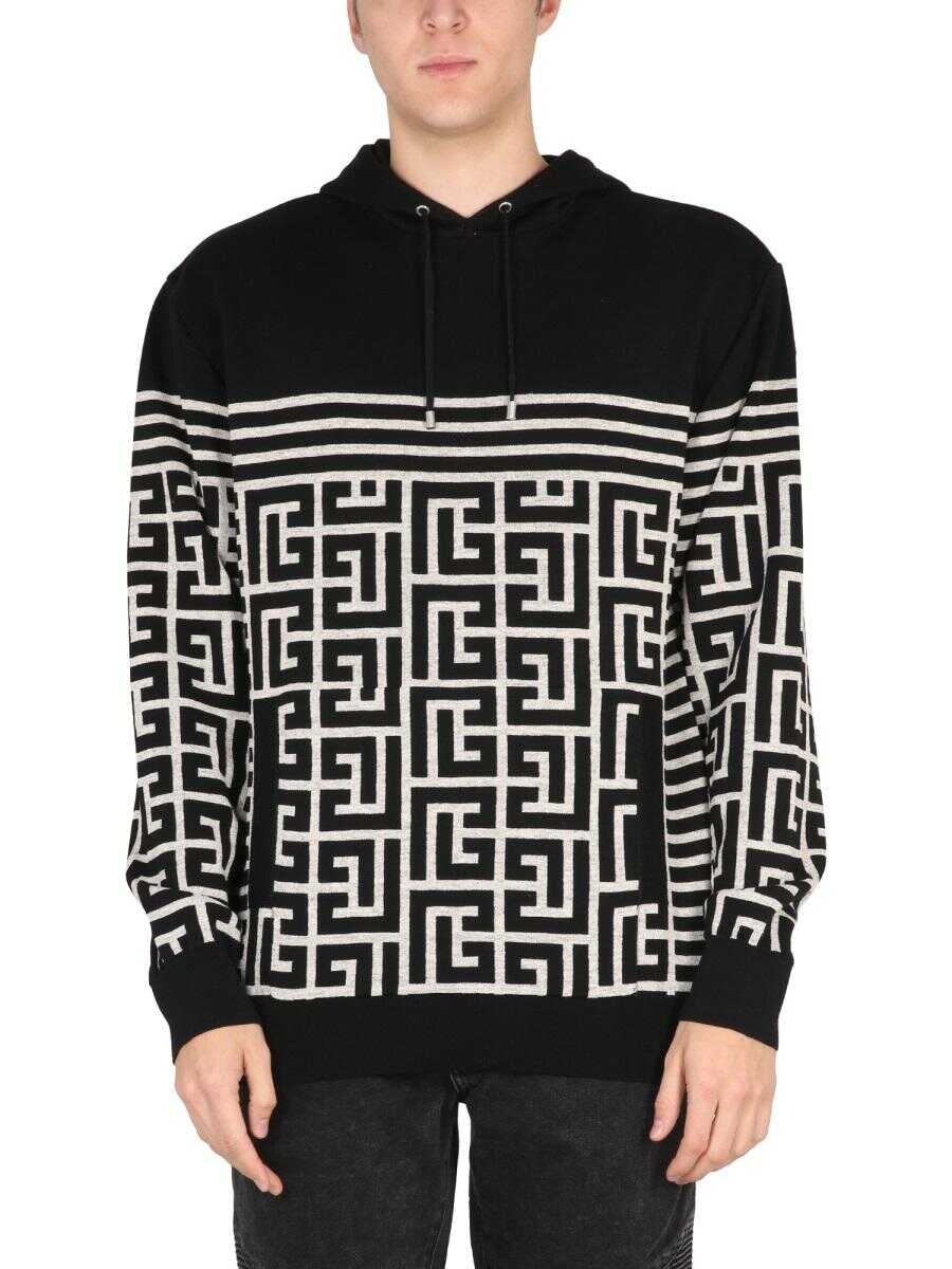 Balmain BALMAIN HOODIE BLACK