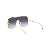 Ochelari de soare Alexander McQueen Dama - Ochelari de soare Alexander McQueen Alexander McQueen SUNGLASSES 003 GOLD GOLD GREY Femei (BM 10360295) - B-mall.ro