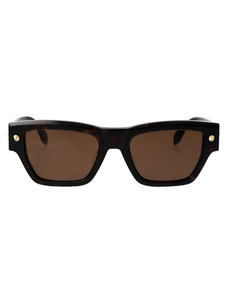 Alexander McQueen Alexander McQueen SUNGLASSES 002 HAVANA HAVANA BROWN