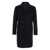 Tagliatore 'Arden' Black Double-Breasted Coat With Notched Revers In Wool And Cashmere Man Black