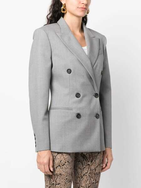 Geci ARMARIUM Armarium Double-Breasted Wool Jacket GREY Femei (BM 10362050) 3