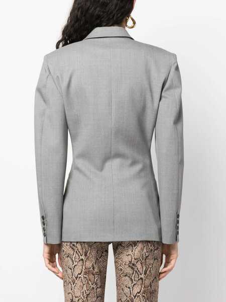 Geci ARMARIUM Armarium Double-Breasted Wool Jacket GREY Femei (BM 10362050) 4