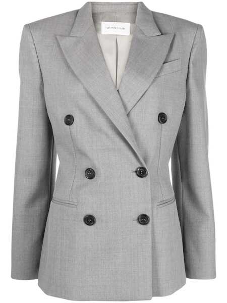 Geci ARMARIUM Armarium Double-Breasted Wool Jacket GREY Femei (BM 10362050) 1