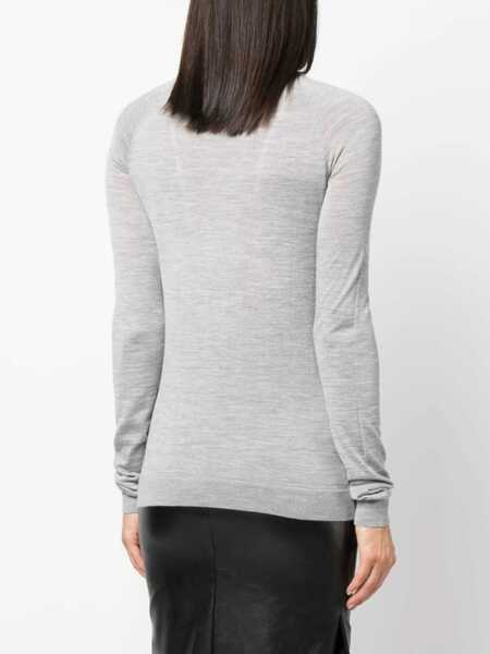 Pulovere ARMARIUM Armarium Wool And Cashmere Blend High Neck Sweater GREY Femei (BM 10362083) 4