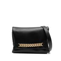 Genti de mana Victoria Beckham Chain Leather Clutch Femei