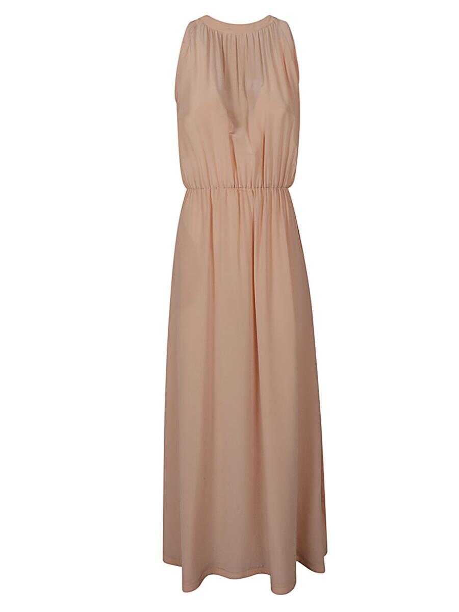 CRIDA CRIDA Silk long dress Pink