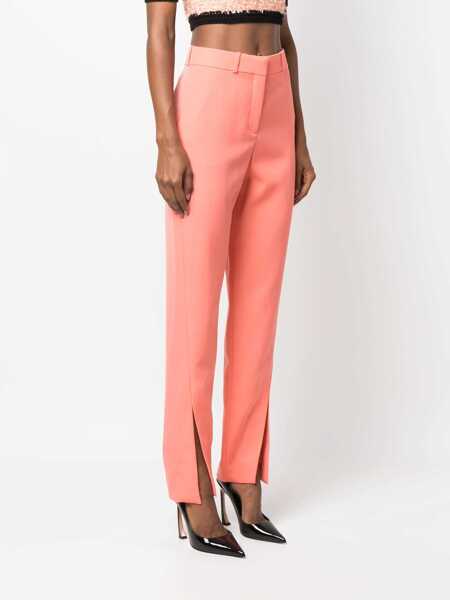 Pantaloni casual Balmain Balmain Pants With Side Slits PINK Femei (BM 10370435) 3